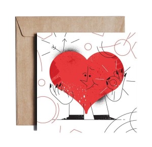 KARNET KW HEART MONSTER / SERCE POTWOREK JST07