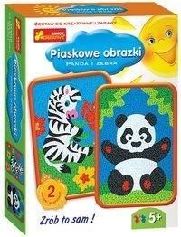 PIASKOWE OBRAZKI - PANDA I ZEBRA, RANOK-CREATIVE
