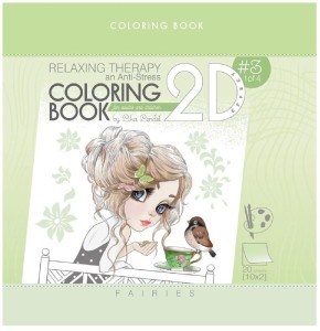 KOLOROWANKA ANTYSTRESOWA 200X200 FAIRIES BROKAT