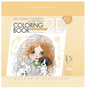 KOLOROWANKA ANTYSTRESOWA 200X200 MOTHER'S DAUGHTE