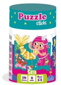 PUZZLE STICKS. MORZE, ROTER KAFER