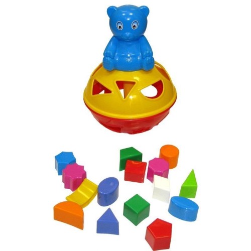 Sorter Miś edukacyjny z zegarem, Macyszyn Toys