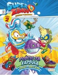 Super Zings Książka z naklejkami + figurka, Ediba