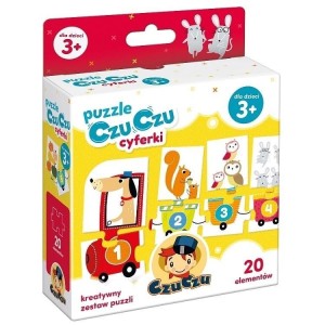 PUZZLE CZUCZU CYFERKI, BRIGHT JUNIOR MEDIA