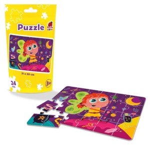 PUZZLE EDUKACYJNE - WRÓŻKA, ROTER KAFER