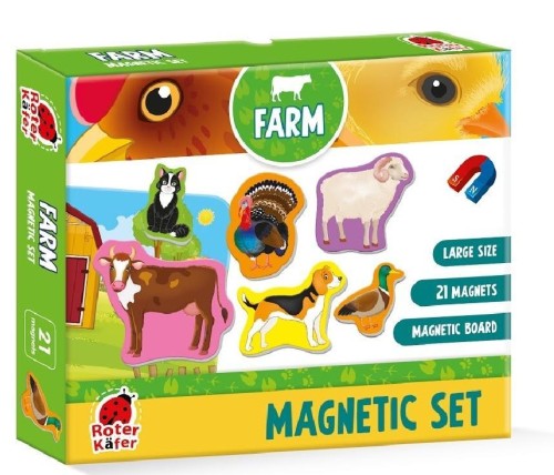 Zestaw magnesów. Farma, Roter Kafer