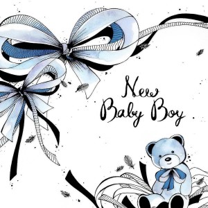 KARNET SWAROVSKI KWADRAT CL2513 NARODZINY MIŚ