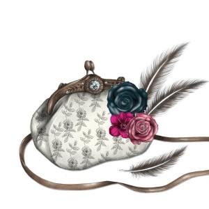 KARNET SWAROVSKI KWADRAT CL0303_BL TOREBKA PIÓRA