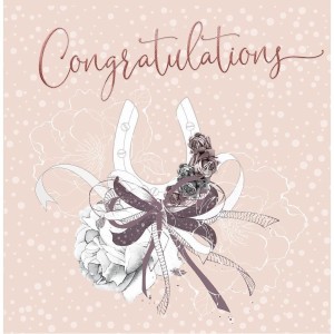 KARNET KWADRAT CL0926 ŚLUB PODKOWA