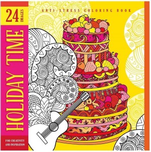 KOLOROWANKA ANTYSTRESOWA 200X200 12 HOLIDAY TIME