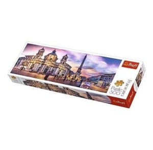 PUZZLE 500 PANORAMA - PIAZZA NAVONA TREFL, TREFL