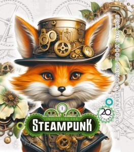 KOLOROWANKA 160X160 STEAMPUNK LIS