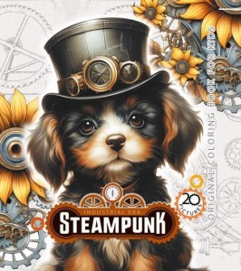 KOLOROWANKA 160X160 STEAMPUNK PIES