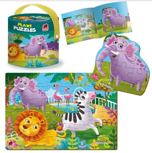 Maxi puzzle 2w1 Zoo, Roter Kafer
