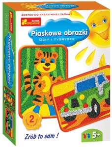 PIASKOWE OBRAZKI - DŻIP I TYGRYSEK, RANOK-CREATIVE