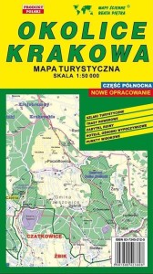 OKOLICE KRAKOWA PÓŁN. 1: 50 000 MAPA TURYSTYCZNA