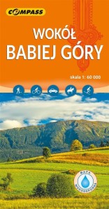 MAPA - WOKÓŁ BABIEJ GÓRY 1:60 000, PRACA ZBIOROWA