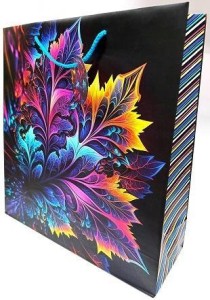 TOREBKA OZDOBNA MATOWA 35X37X12CM LIŚCIE GB23161