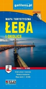 MAPA TURYSTYCZNA - ŁEBA I OKOLICE 1:10 000 W.2023