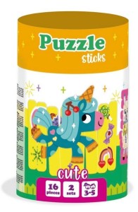 PUZZLE STICKS. CUTE, ROTER KAFER