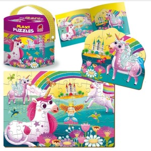 MAXI PUZZLE 2W1 JEDNOROŻCE, ROTER KAFER