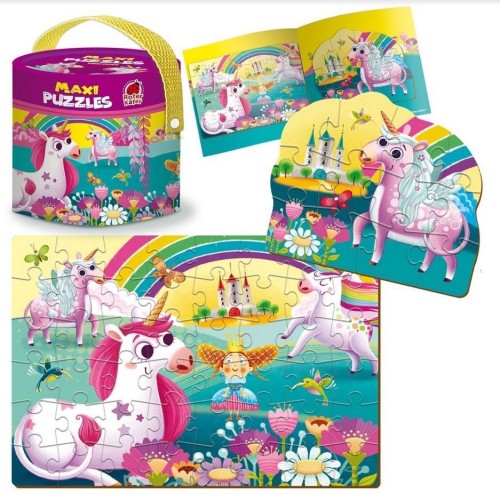 Maxi puzzle 2w1 Jednorożce, Roter Kafer