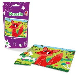 PUZZLE EDUKACYJNE - LISEK, ROTER KAFER