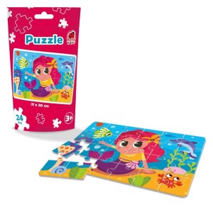 PUZZLE EDUKACYJNE - SYRENA, ROTER KAFER
