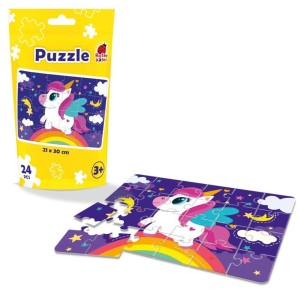 PUZZLE EDUKACYJNE - JEDNOROŻEC, ROTER KAFER