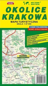 OKOLICE KRAKOWA POŁUD. 1:67 000 MAPA TURYSTYCZNA