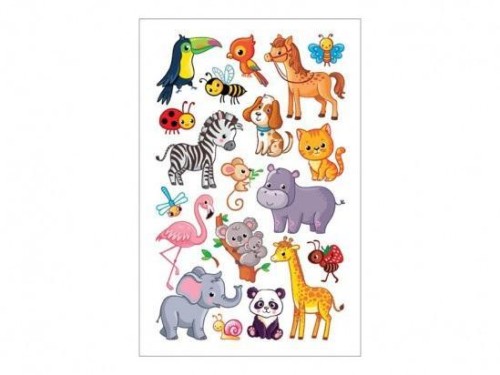 Tatuaż zwierzęta 8,5x13cm, MFP