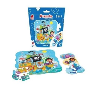 PUZZLE 2W1 PIRACI 49EL, ROTER KAFER