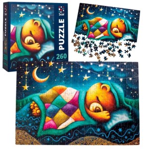 PUZZLE 260 SPIACY MIS, ROTER KAFER