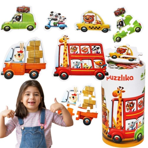 Puzzle 25 5w1 Samochody, Cubika