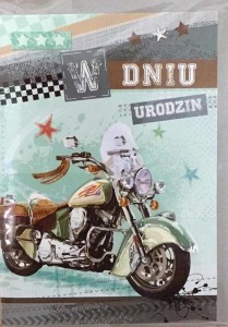 KARNET URODZINY B6 PREMIUM 58 + KOPERTA
