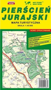 PIERŚCIEŃ JURAJSKI 1:45 000 MAPA TURYSTYCZNA