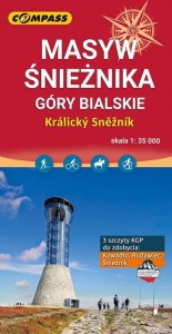 MAPA - MASYW ŚNIEŻNIKA 1:35 000, PRACA ZBIORWA