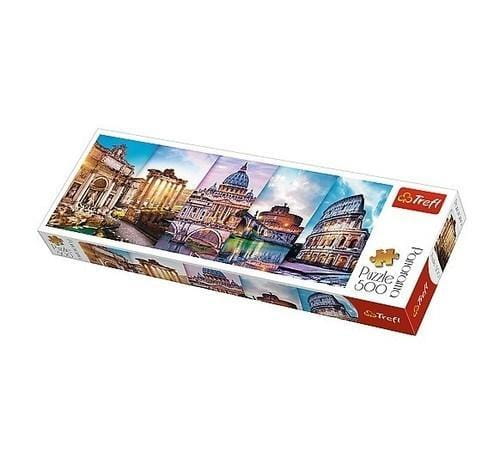 Puzzle 500 Panorama - Podróż do Włoch TREFL, Trefl