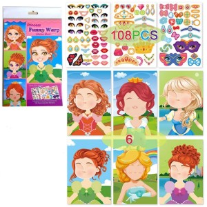 KARTY Z NAKLEJKAMI - KSIĘŻNICZKI