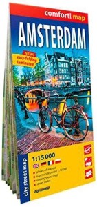 COMFORT! MAP AMSTERDAM 1:15 000 PLAN MIASTA