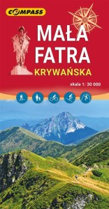 MAPA TURYSTYCZNA - MAŁA FATRA KRYWAŃSKA 1:30 000