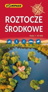 MAPA TURYSTYCZNA - ROZTOCZE ŚRODKOWE 1:50 000