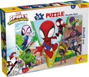 PUZZLE DWUSTRONNE PLUS SPIDEY LET'S CHALLENGE