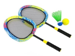 ZESTAW DUŻYCH RAKIETEK Z LOTKĄ, ADAR