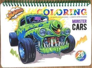KOLOROWANKA A5 KOŁO 20 KARTEK MONSTER CARS