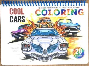 KOLOROWANKA A5 KOŁO 20 KARTEK COOL CARS