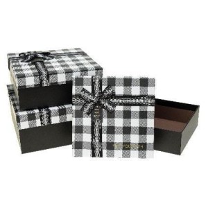 PUDEŁKO PREZENTOWE PUG-22157-KW 3SZT ROZETTE