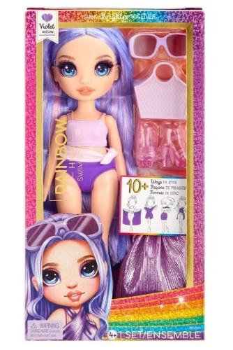 Rainbow High Swim&amp;Style Fashion Doll - Violet