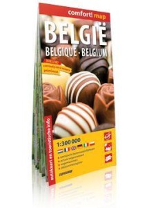 COMFORT! MAP BELGIA 1:300 000 MAPA, PRACA ZBIOROWA