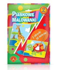 PIASKOWE MALOWANKI - ŻYRAFA, ŻÓŁW ALEX, ALEXANDER